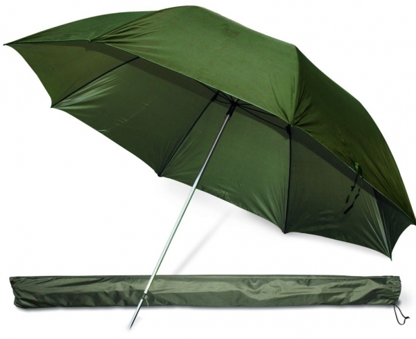 Jagdschirm im Transportbeutel , Outdoorschirm , Angelschirm , Anglerschirm bis 2.2m , abknickbar